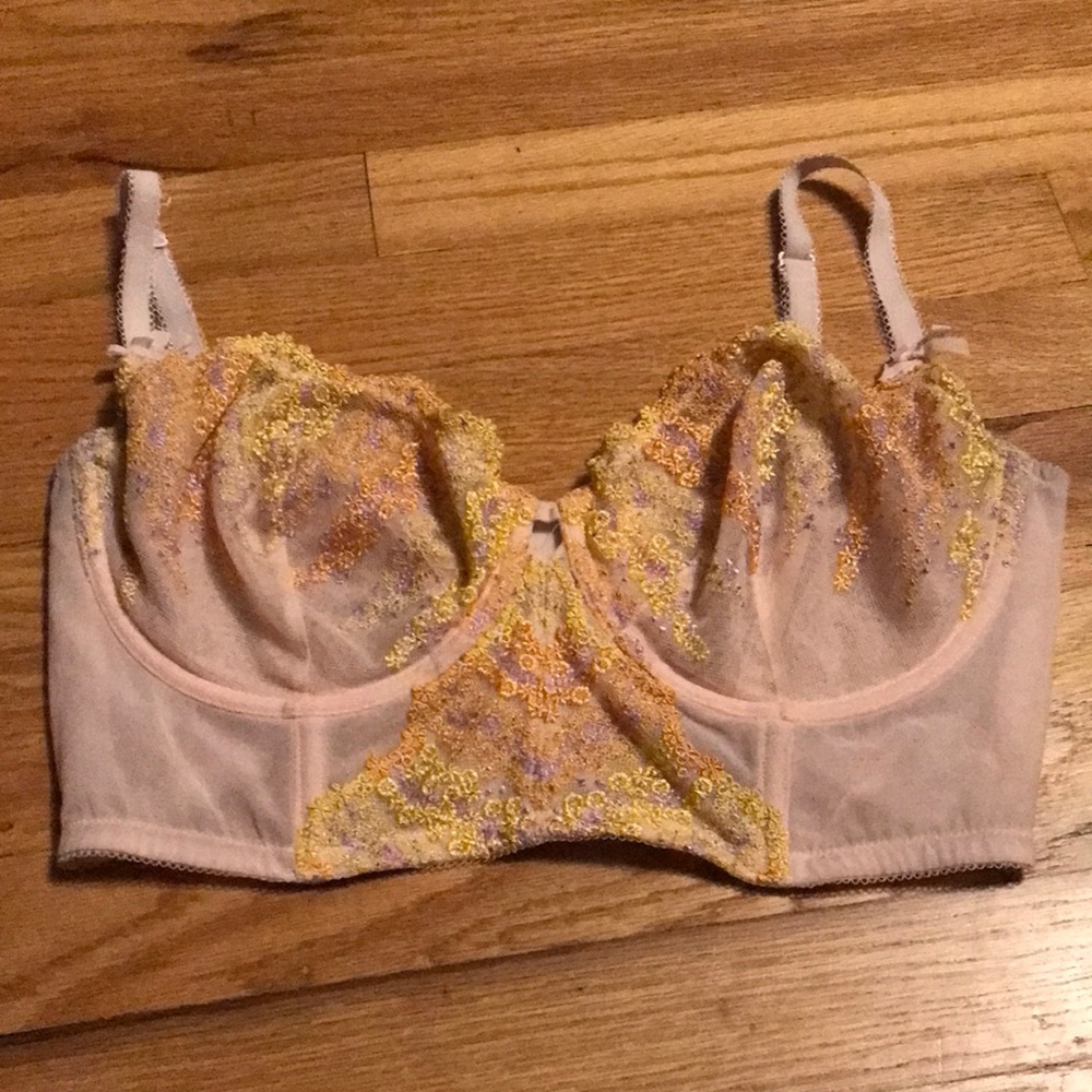 Victoria’s Secret Unlined Long Line Bra-36DD (E)